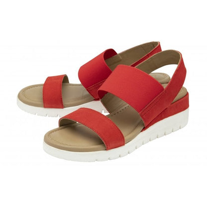  Red Cecilla Open-Toe Sandals | Lotus