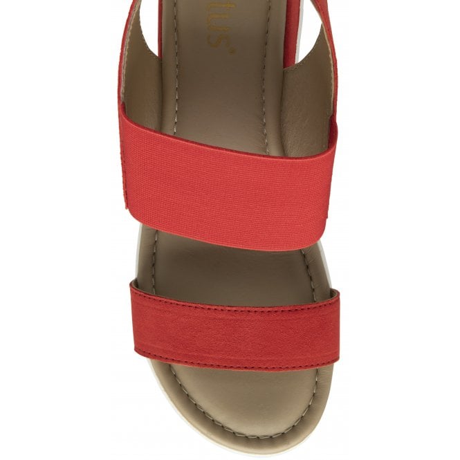  Red Cecilla Open-Toe Sandals | Lotus