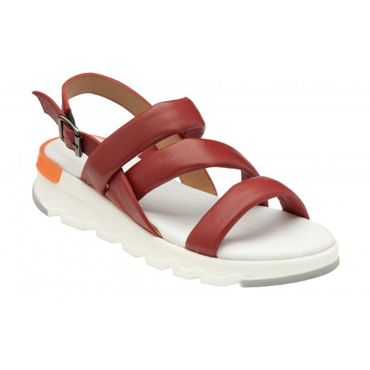  Red Leather Fionne Slingback Sandals | Stressless By Lotus