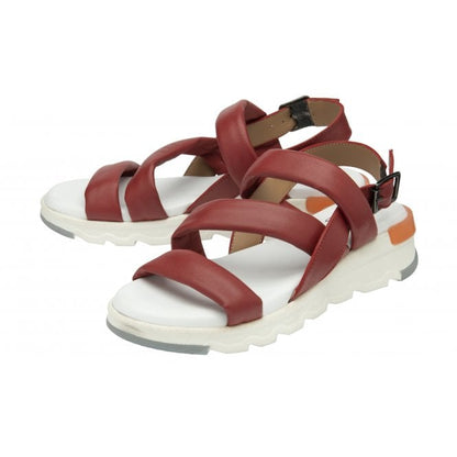  Red Leather Fionne Slingback Sandals | Stressless By Lotus