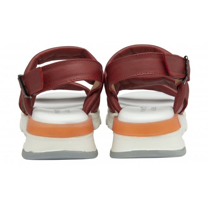  Red Leather Fionne Slingback Sandals | Stressless By Lotus