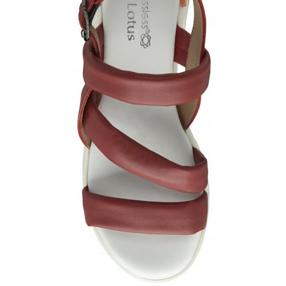  Red Leather Fionne Slingback Sandals | Stressless By Lotus