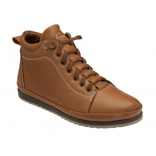  Tan Leather Frida Ankle Boots | Lotus