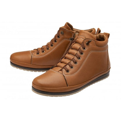  Tan Leather Frida Ankle Boots | Lotus