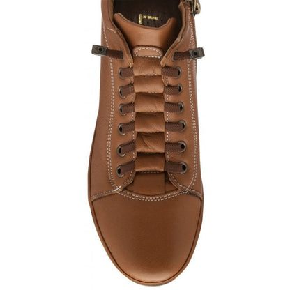  Tan Leather Frida Ankle Boots | Lotus