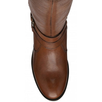  Tan Leather Jive Knee High Boots | Lotus