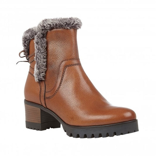  Tan Leather Suzy Ankle Boots | Stressless By Lotus