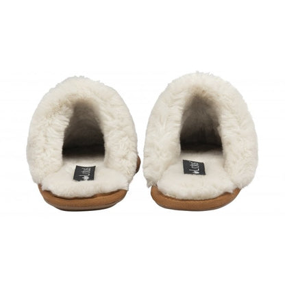  Tan Suede Cressida Mule Slippers | Lotus