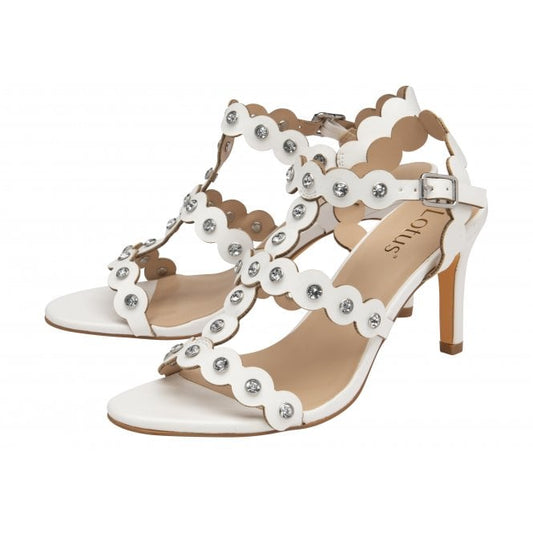  White Inaya Open-Toe Sandals | Lotus