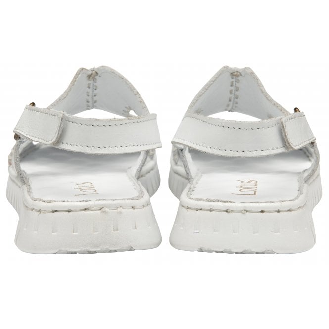  White Leather Astrid Slingback Sandals | Lotus