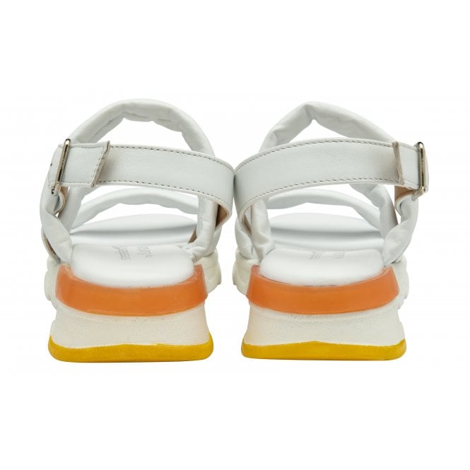  White Leather Fionne Slingback Sandals | Stressless By Lotus